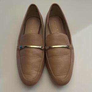 Kelly & Katie Loafer Flats Tan Size 6.5